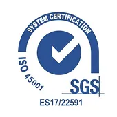 Certificado ISO 45001