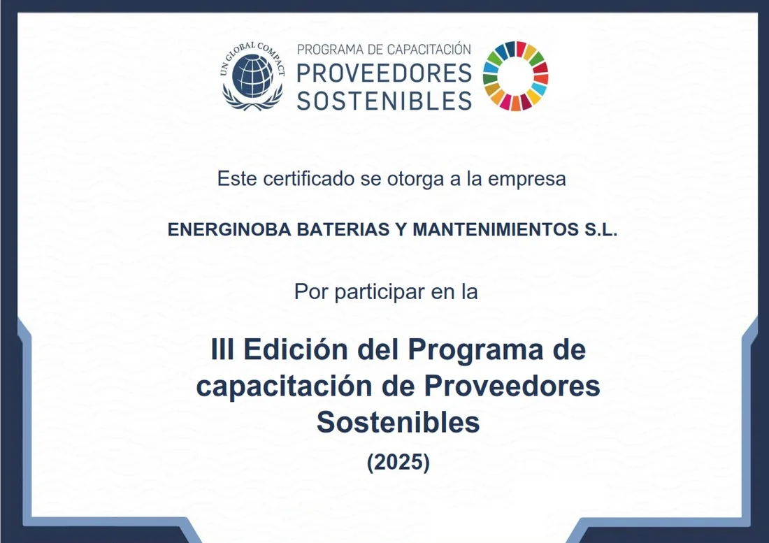 III Edición del Programa de capacitación de Proveedores Sostenibles (2025)